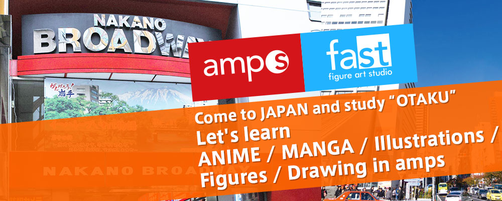 Let's learn ANIME / MANGA / Illustrations / Figures / Drawing in amps
