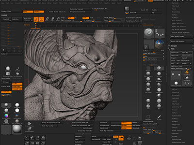 ZBrush基礎講座 写真